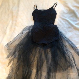 Black One-Piece Dance Costume